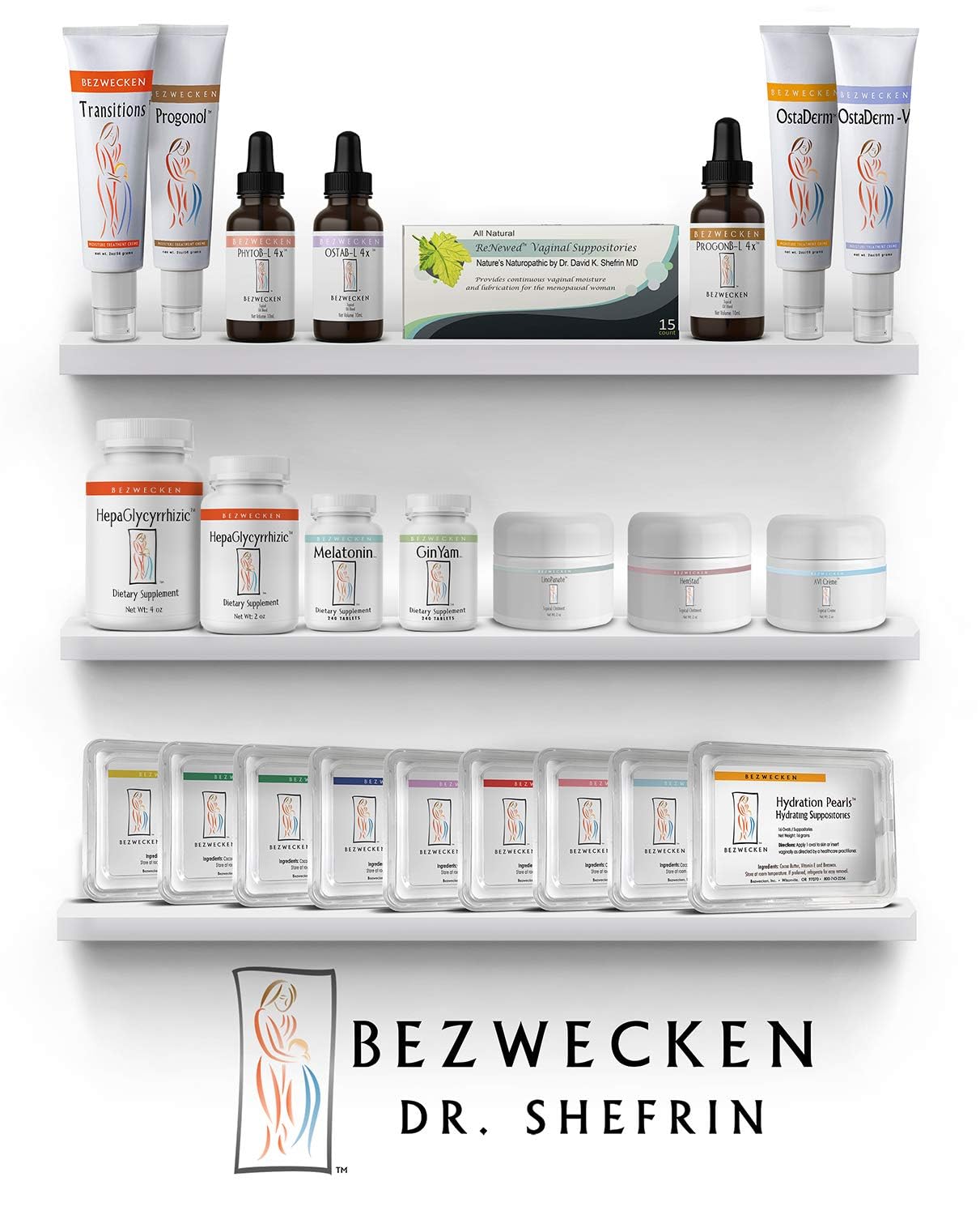 Bezwecken – Hydration Ovals 1x Plus DHEA – 16 Ovals - Same Trusted Formula - Professionally Formulated to Alleviate Vaginal Dryness in Menopausal Women - Safe, Natural & Paraben Free