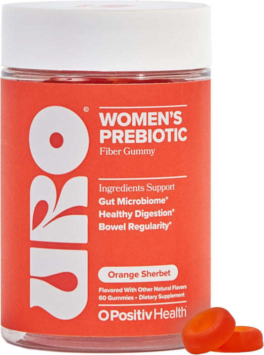 URO Fiber Gummies for Gut Health – Chicory Root Inulin – 30-Day Supply