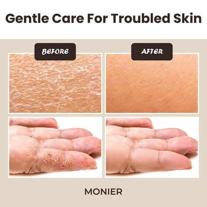 MONIER Goat Milk Soap Bar For Dry & Sensitive Skin - 100% Natural & Organic | Skin Care, Enriched With Shea Butter, Use On Face, Body & Hands, For Men, Women, Kids & Baby (Lavender, 3 Pack)