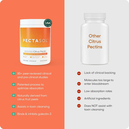 ecoNugenics Brain Health Supplement Bundle – PectaSol Modified Citrus Pectin Fiber + HonoPure Magnolia Bark Extract — Nootropic Pack for Sleep, Stress Relief, Cognitive Function, GABA Support