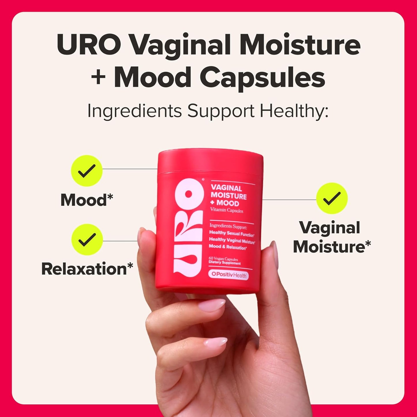 O Positiv URO Get Wetter Bundle – Vaginal Probiotic & Moisture + Mood