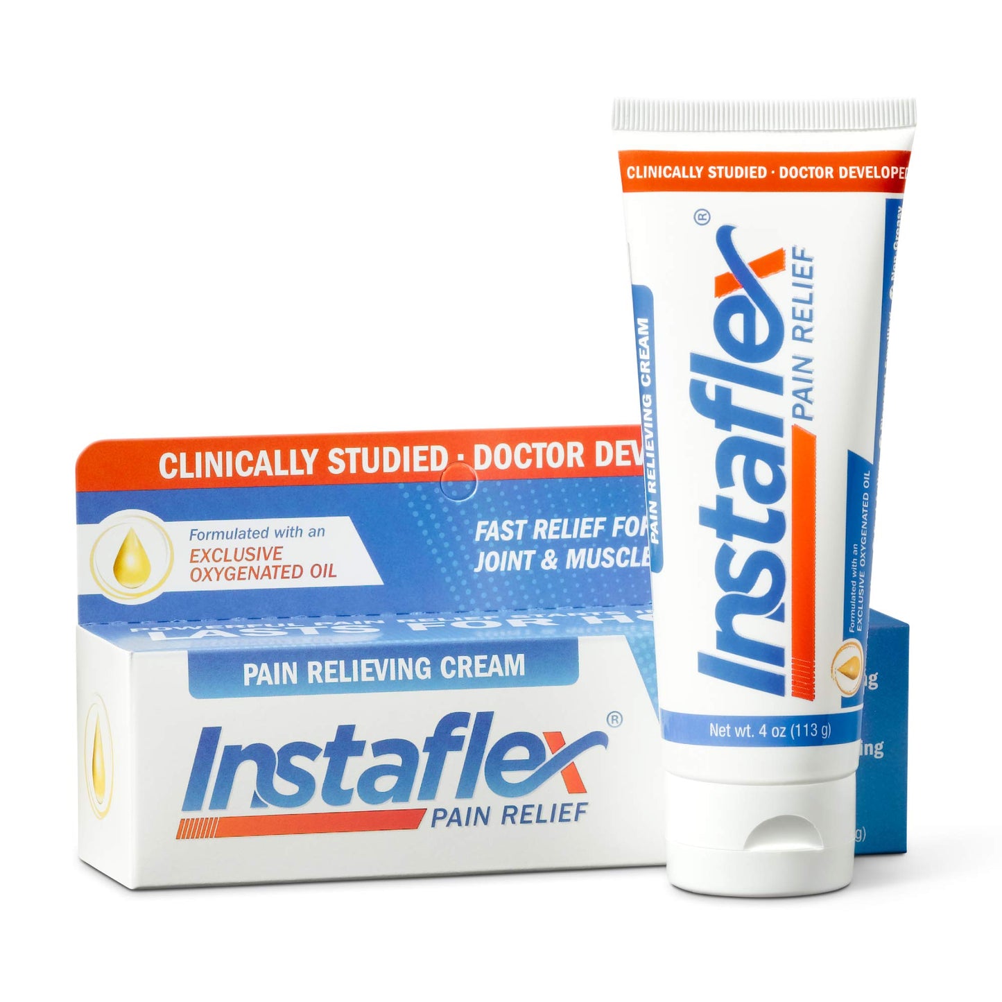 Healthy Directions Instaflex Extra Strength Pain Relief Cream, with 2X the Pain-Fighting Ingredients, Rubs Out Your Toughest Muscle & Joint Pain (2 oz)