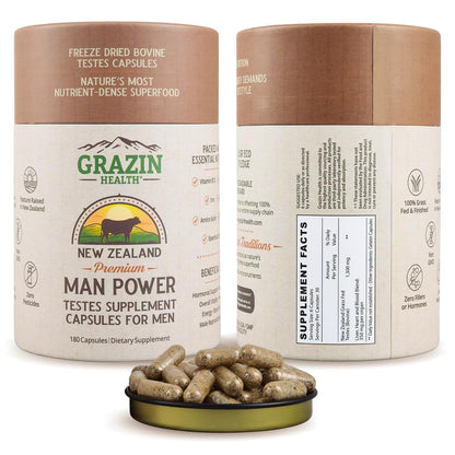 Bovine Organ Complex 3000mg per Serving (30 Servings) | Pancreas, Liver, Spleen, Kidney, Heart (600 Mg per Organ per Capsule) Grass Fed