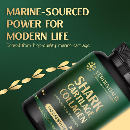 Cartilage Capsules 500mg Supplement for Joint & Bone Support, 100 Capsules