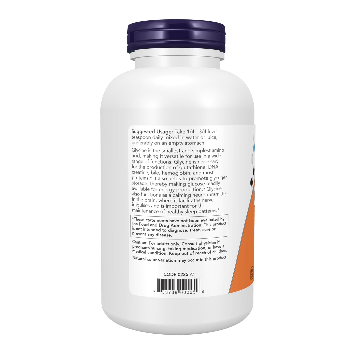 NOW Foods Supplements, Glycine Pure Powder, Promotes Restful Sleep*, Neurotransmitter Support*, 1-Pound