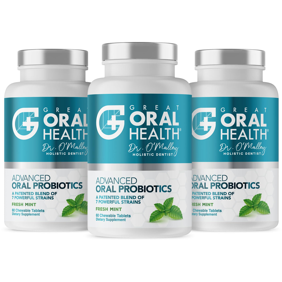 Oral Probiotics for Mouth Bad Breath Treatment for Adults: Dentist Formulated BLIS K12 