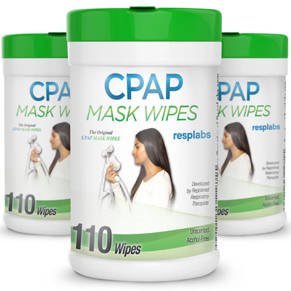 resplabs CPAP Mask Wipes Unscented Cleaner for Full Face, Nasal Masks
