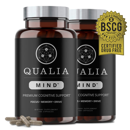 Qualia Mind Nootropics 105 ct 2-Pack | Top Brain Supplement for Memory, Focus