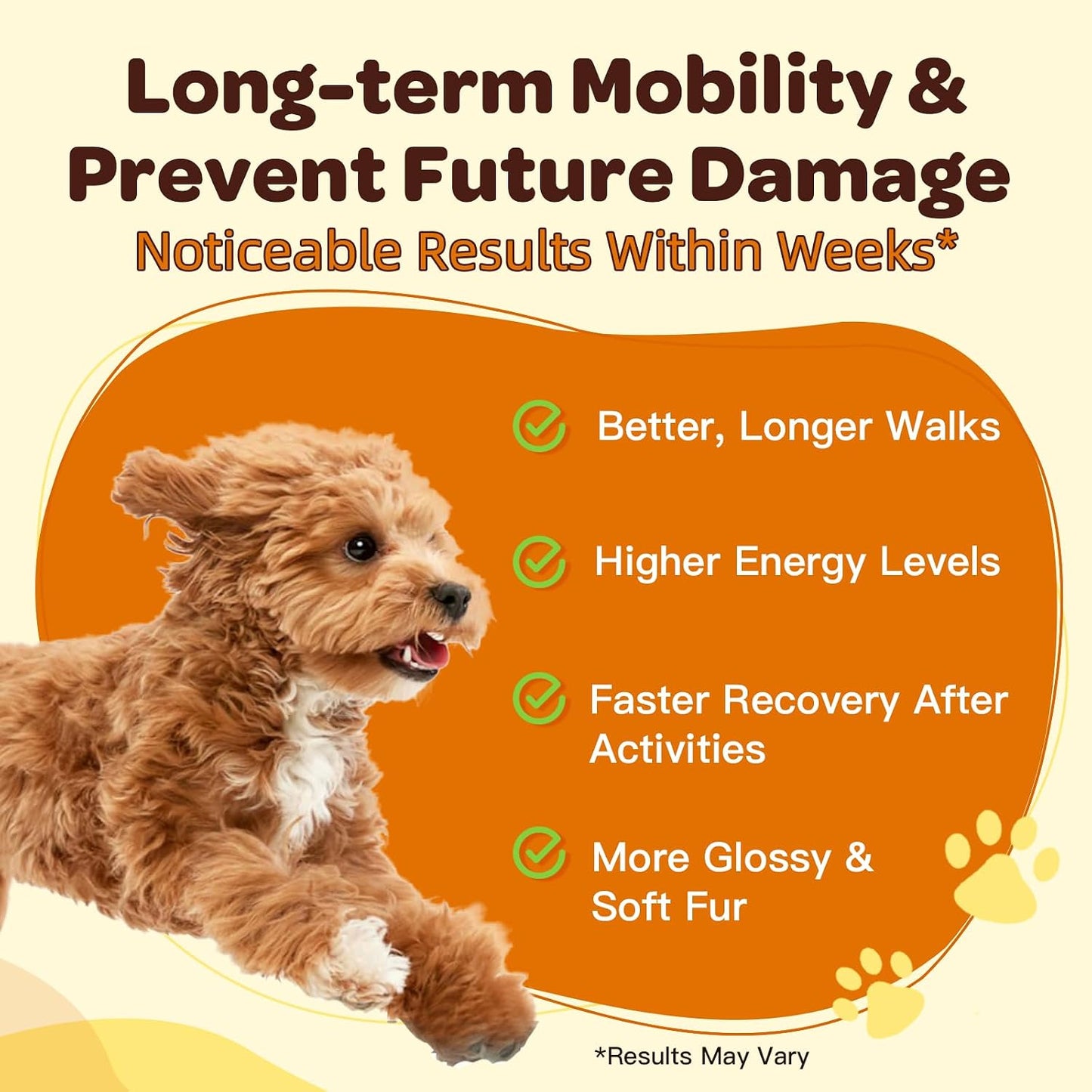 NATURE TARGET Glucosamine for Dogs Powder, Hip & Joint Supplement, 9.52 oz | With Chondroitin, MSM, Turmeric & Omega 3, Supports Hip & Joint Mobility, Joint Pain Relief, for Small, Medium & Large Breeds