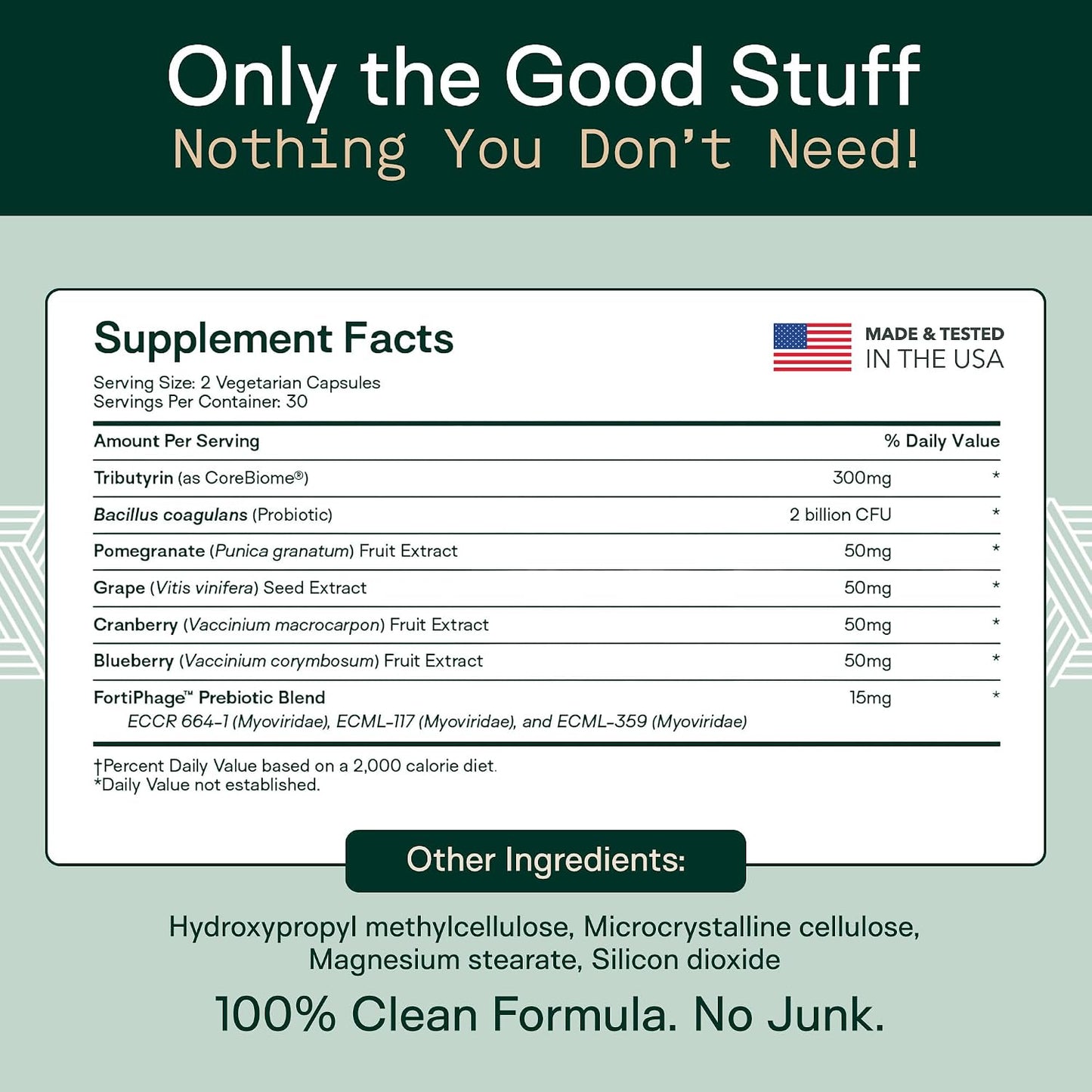 Adapt Naturals 4-in-1 Biome Protect Prebiotics, Probiotics, Postbiotics | & Polyphenols Supplement for Microbiome - Supports Immune & Gut Health, & Mental Clarity for Women & Men - 30 Day Supply