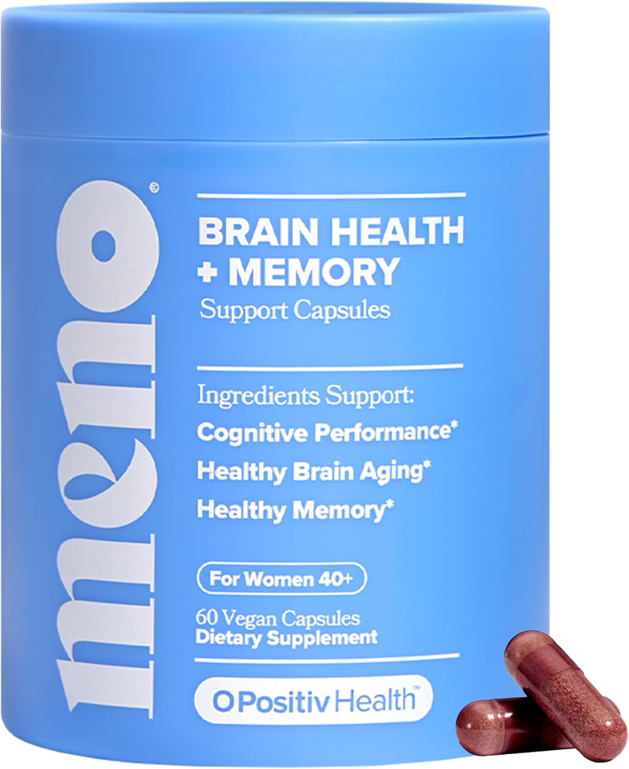 MENO Brain Health + Memory Capsules with Phosphatidylserine – 30-Day Supply