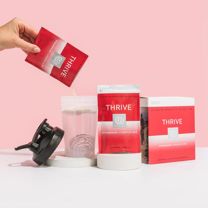 Le-Vel Thrive 2.0 Premium Strawberry Protein Shake for Men & Women | Strawberry