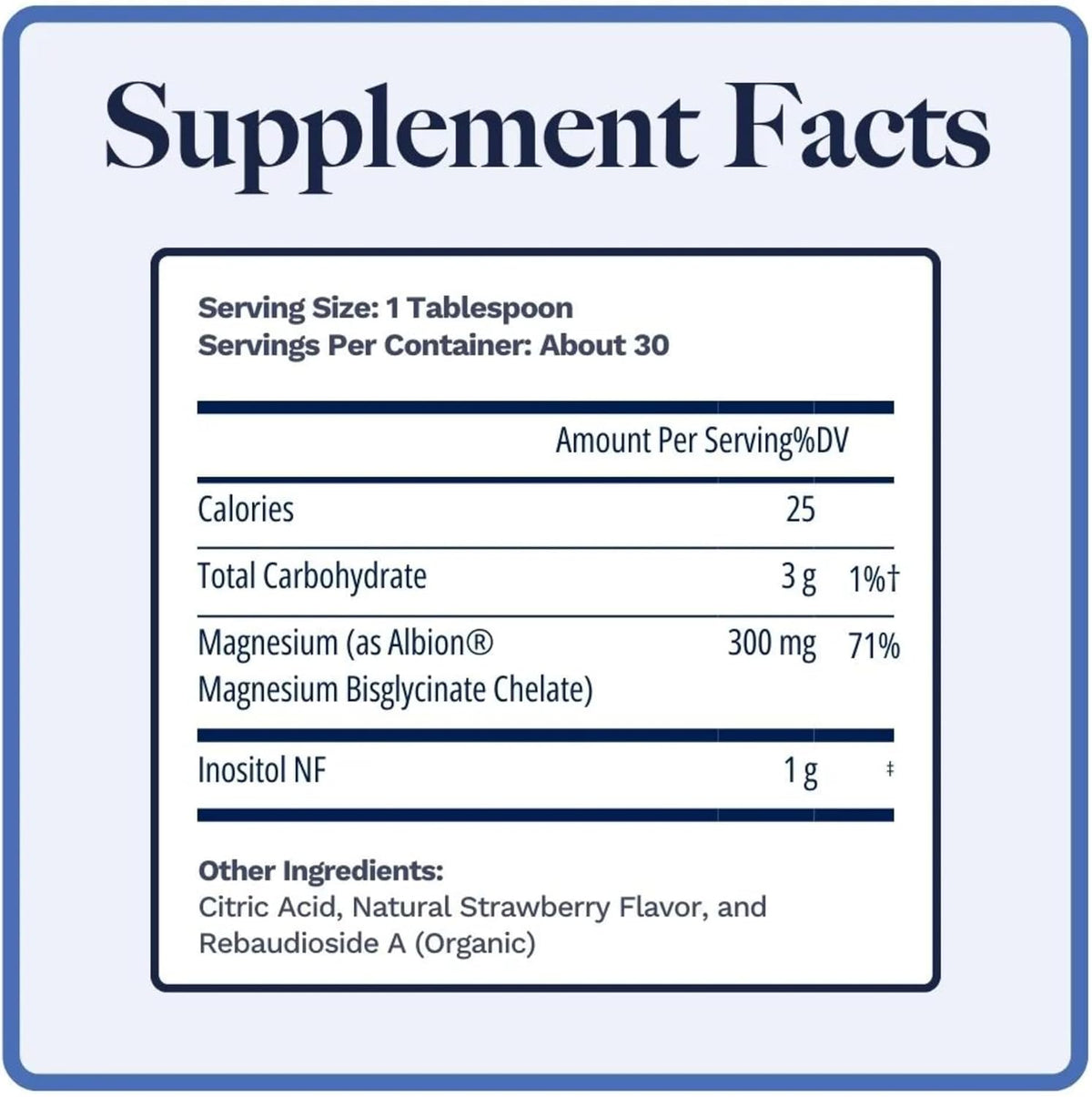 Utzy Naturals Magnositol | Magnesium Glycinate & Inositol | 30 Servings