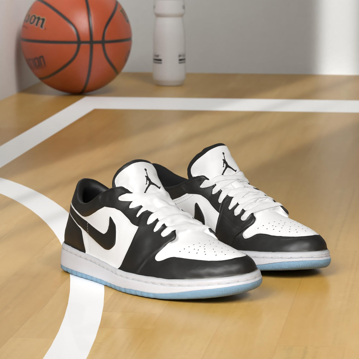 Nike Air Jordan 1 Low Se Mens Shoes Size 11, Color: White/Black