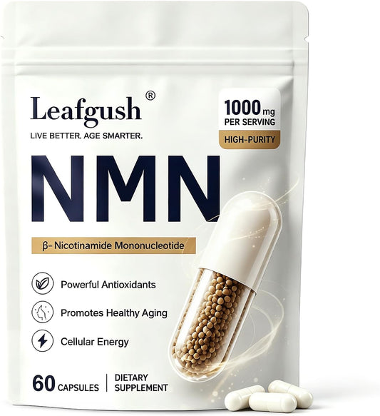 NMN Supplement 1000mg, NAD+ Precursor with TMG 300mg & Grape Seed Extract 100mg, Nicotinamide Mononucleotide for Cellular Energy, Healthy Aging Support, Advanced 3-in-1 Daily Formula