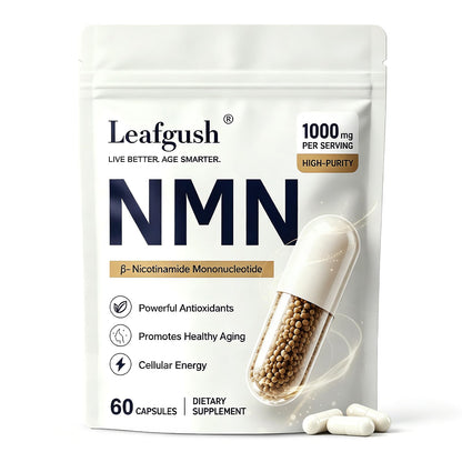 NMN Supplement 1000mg, NAD+ Precursor with TMG 300mg & Grape Seed Extract 100mg, Nicotinamide Mononucleotide for Cellular Energy, Healthy Aging Support, Advanced 3-in-1 Daily Formula