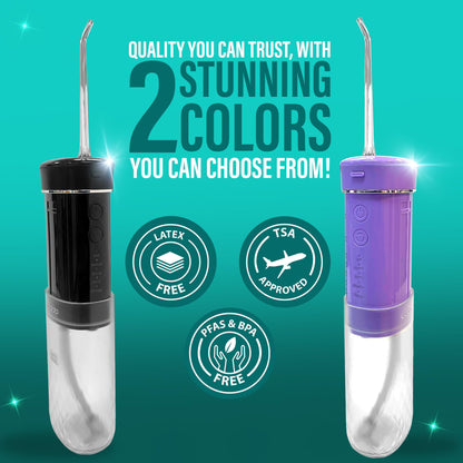 GuruNanda Portable Water Flosser Cordless, Sensitive Gums Friendly, 1ct
