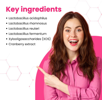 Mila Miamor ApHr-O-dYte Women’s Probiotic and Prebiotic with Cranberry - Gluten-Free, Non-GMO Supplement for Feminine Health, pH Balance, Odor Control, Urinary Tract - 60 Capsules