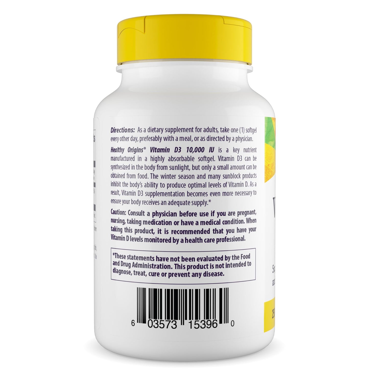 Healthy Origins Vitamin D3 10,000 IU 250 mcg, 360 Softgels