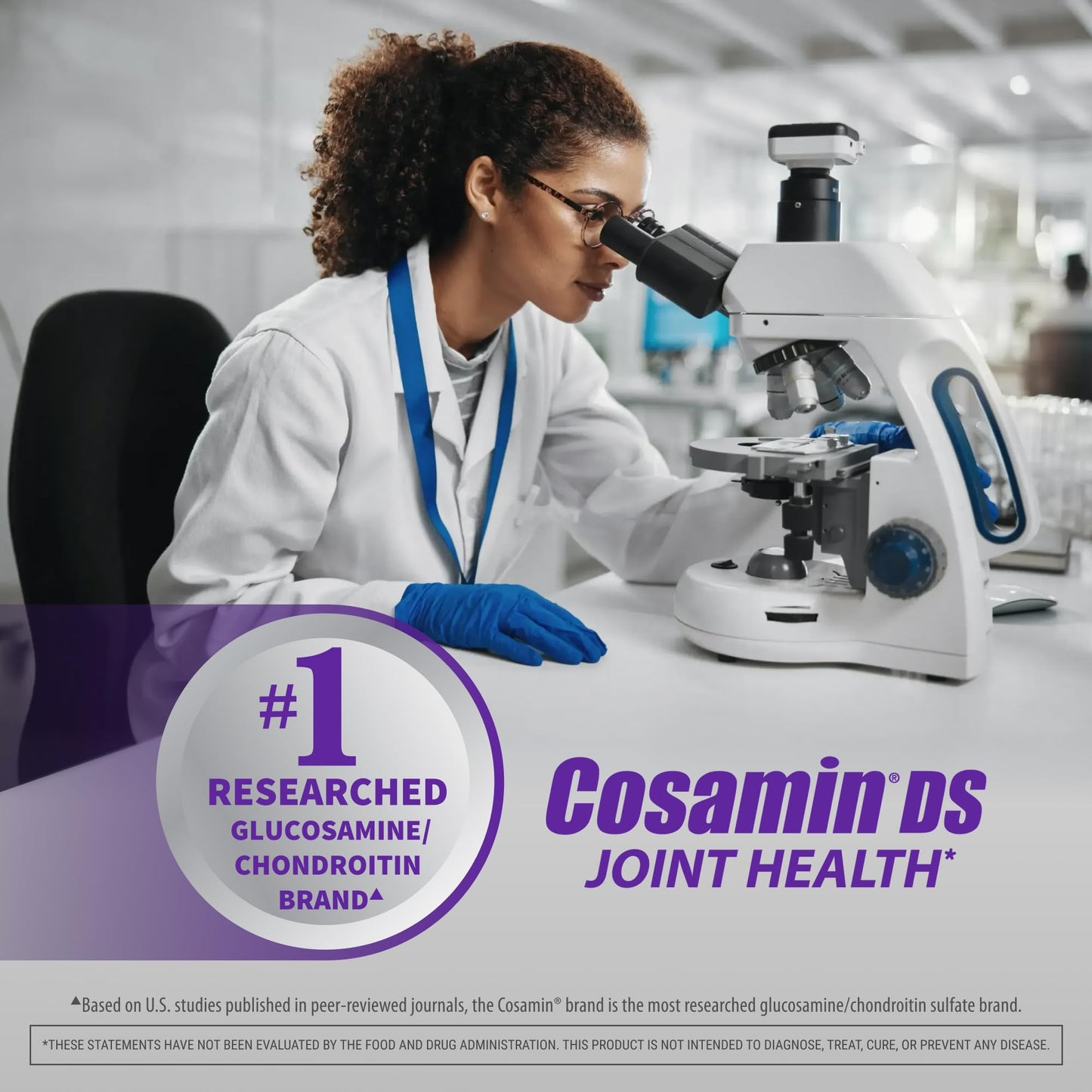 Nutramax Cosamin DS Joint Supplement, Glucosamine Chondroitin, 210 Capsules | Clinically Proven in Published Studies, Trademarked Glucosamine and Chondroitin for Joint Support, Third Party Tested