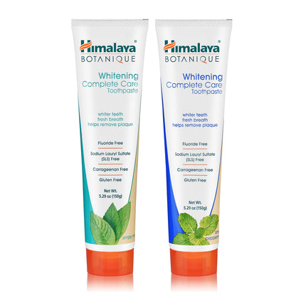 Himalaya Botanique Whitening Complete Care Toothpaste Mint, 5.29 oz, 2 Pack
