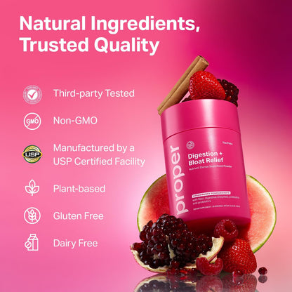 Proper The Pinks Digestive Bloat Relief - Gut Health Probiotic Drink Mix