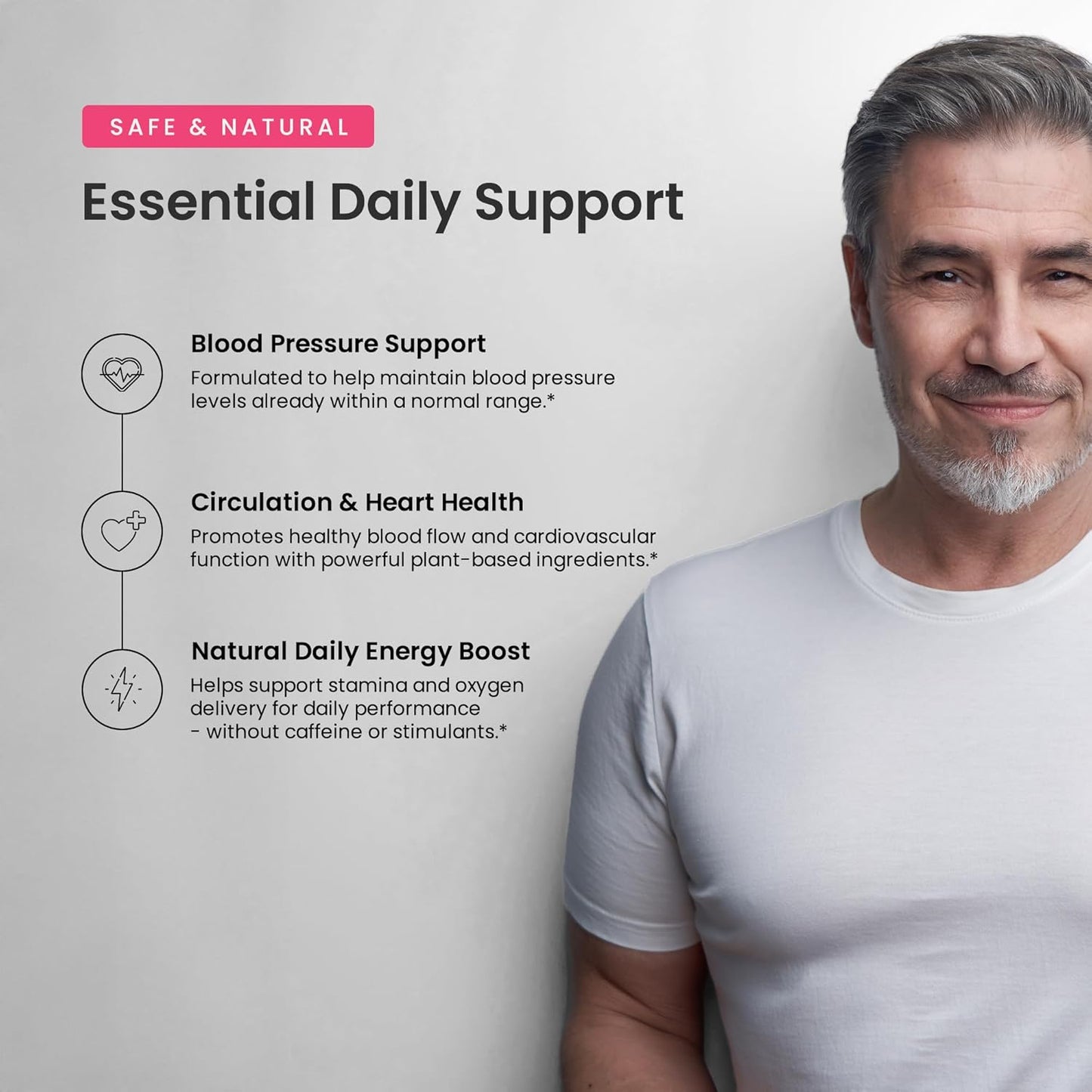 8-in-1 Beet Root Capsules - Healthy Blood Pressure Support Supplement** for Heart & Circulation, Energy Support - Hawthorn Berry, Hibiscus, Garlic & Grape Seed - Beet Juice Alternative - 120 Capsules