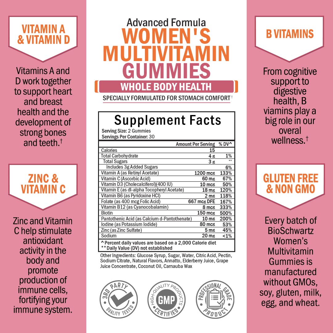 Daily Multivitamin for Women 50 & Over, 60 Capsules