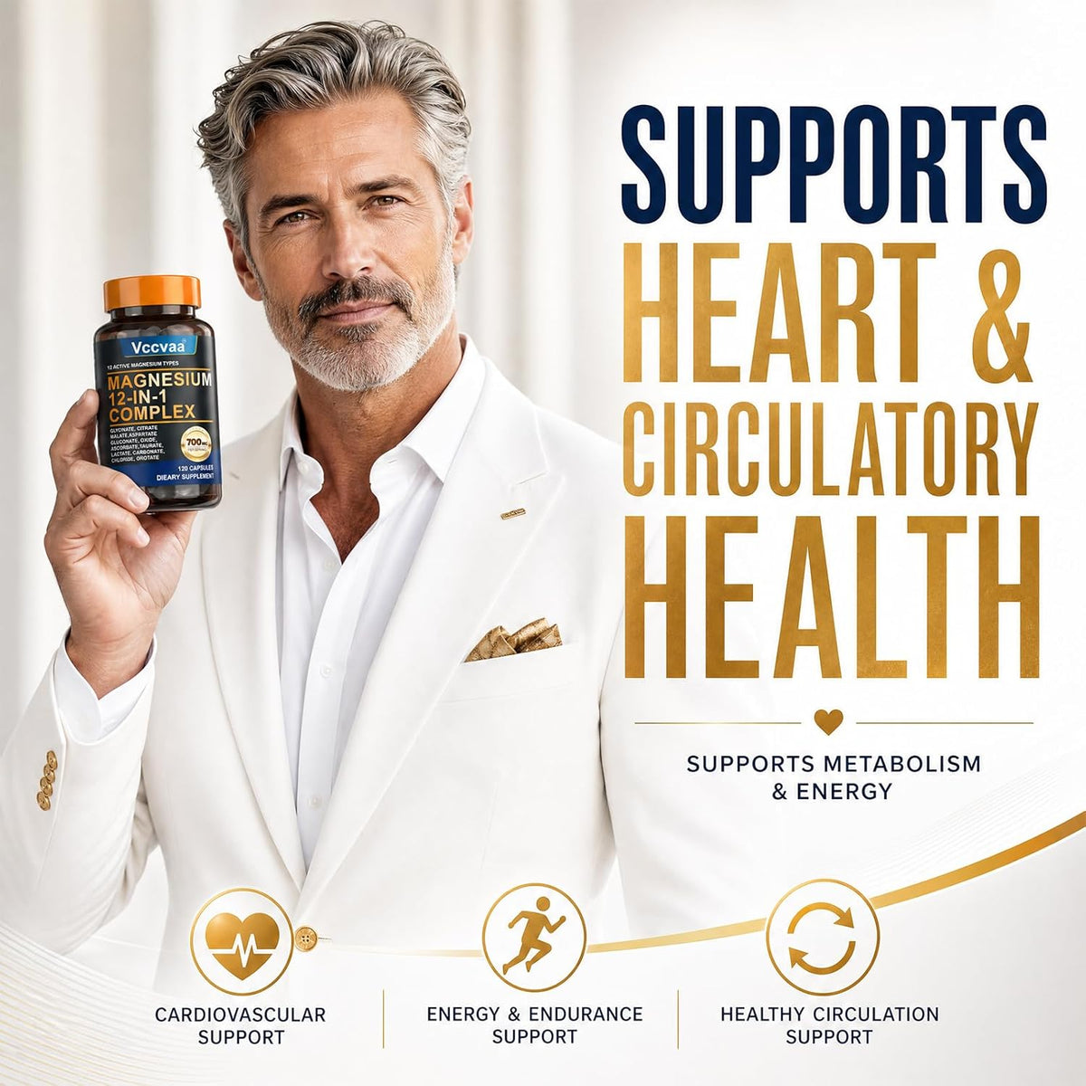 Magnesium Complex 700mg+Lymph & Liver Cleanse Liquid Drops