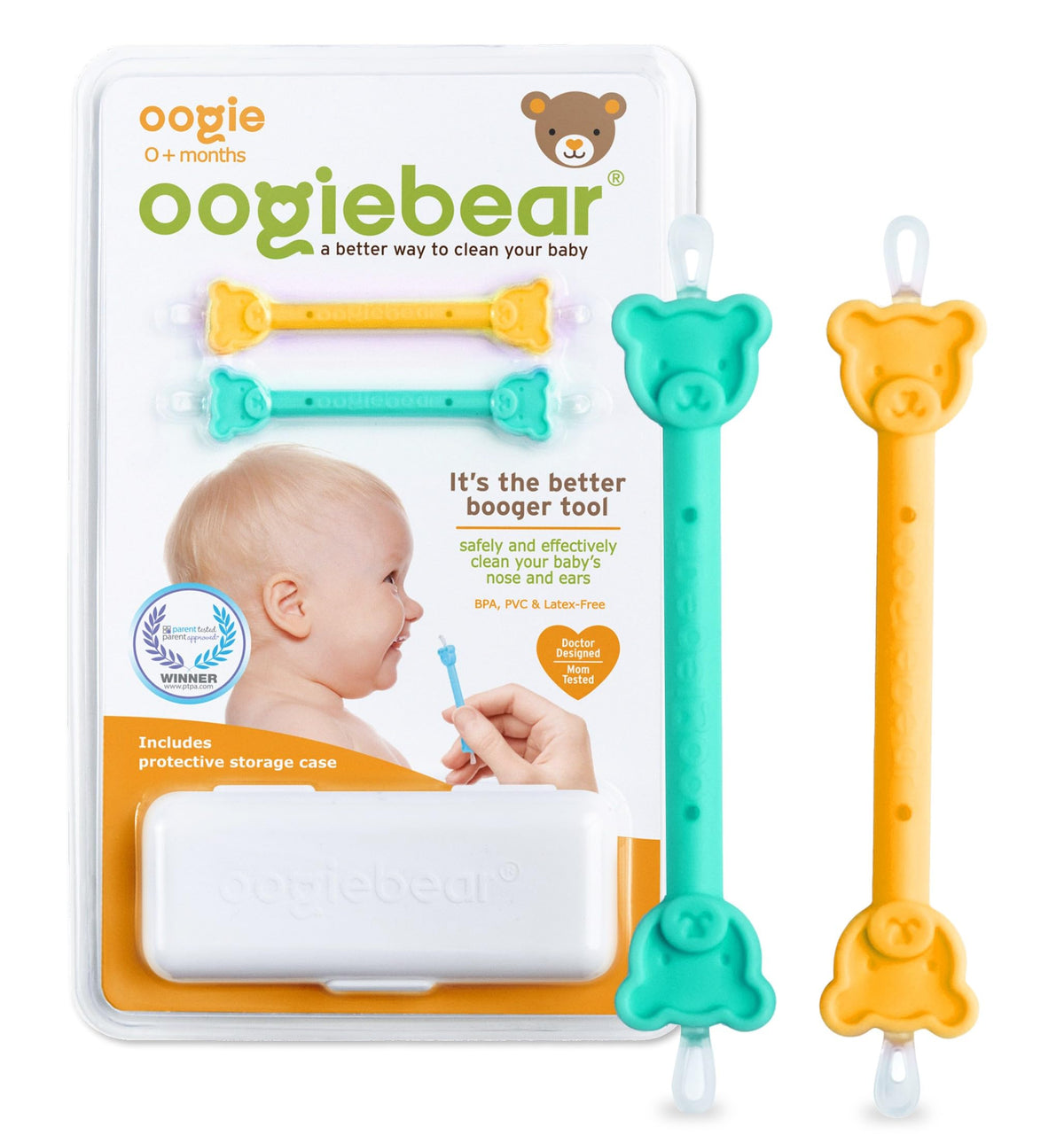 oogiebear - Nose and Ear Gadget. Safe, Easy Nasal Booger and Ear Cleaner