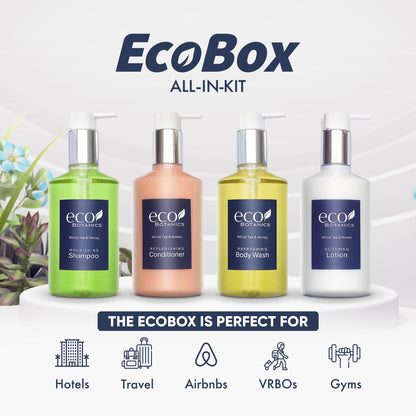 1-Shoppe Eco Botanics 20 Piece Ecobox All-In-Kit | White Tea and Honey Soap