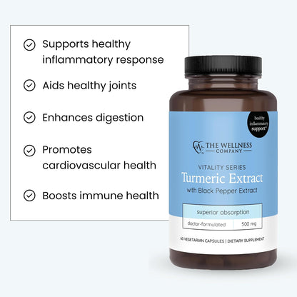 Turmeric Extract with Curcumin & Black Pepper, Supports Joint Health, 60ct