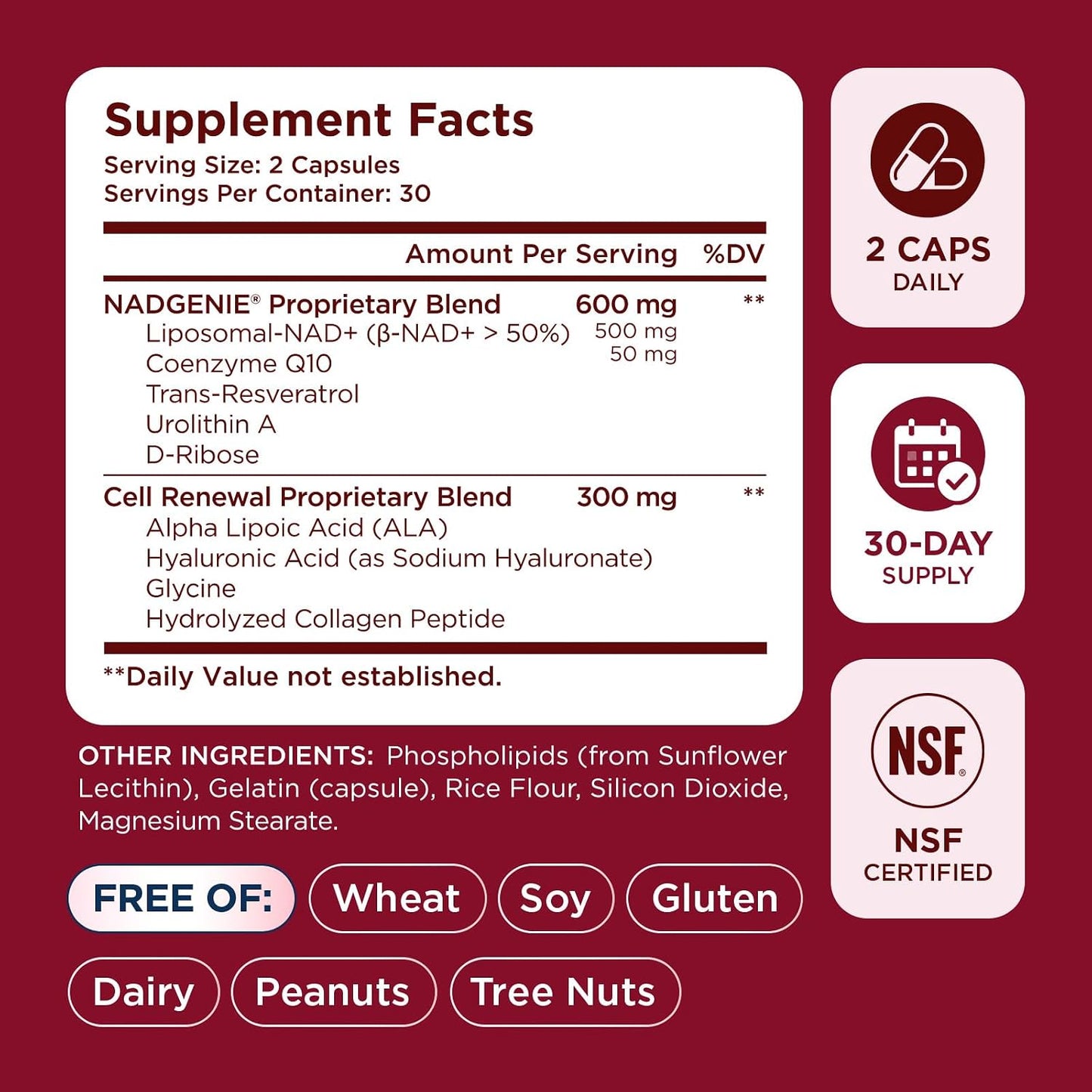 Selerb NAD+ Supplements for Men & Women
