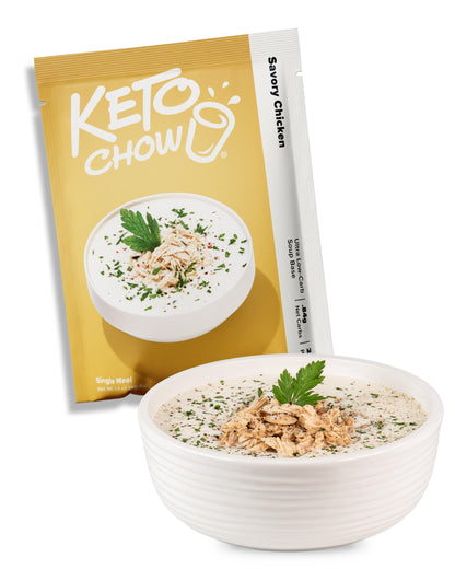 Keto Chow Chocolate Peanut Butter Meal Replacement Shake Powder, 1 Meal