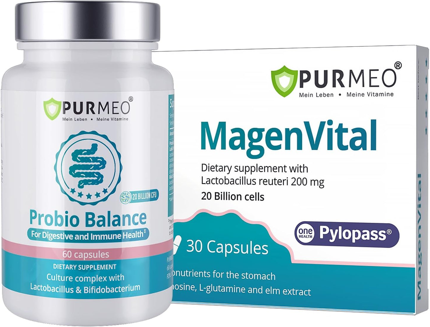 purmeo Probiotic for Stomach, Gut and Immune Health
