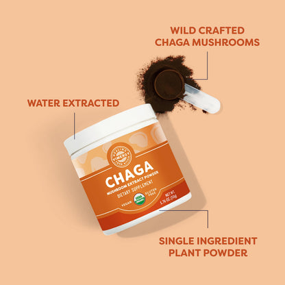 Vimergy Chaga Capsules – Superfood Cellular Support* – Cardiovascular Health Benefits* – Kosher, Vegan, Gluten-Free – 90 Capsules