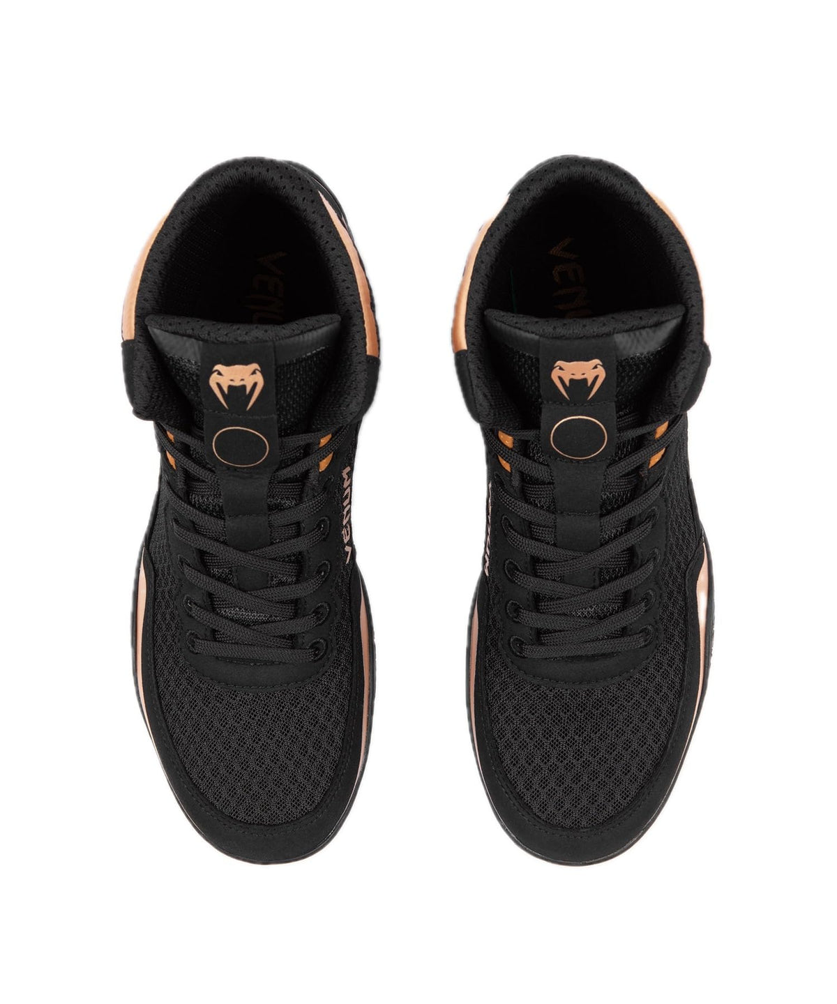 Venum Men's Women's Wrestling Boxing Elite Shoe - Black/Bronze