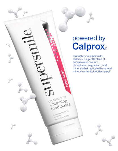 Supersmile Original Mint Whitening Toothpaste, 8 Oz, Whitens 6 Shades