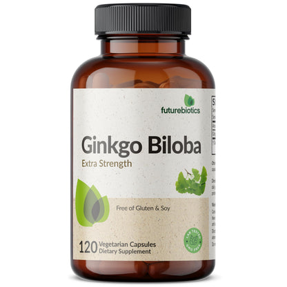 Futurebiotics Ginkgo Biloba Extra Strength Supports Brain Function & Memory Support, 120 Vegetarian Capsules