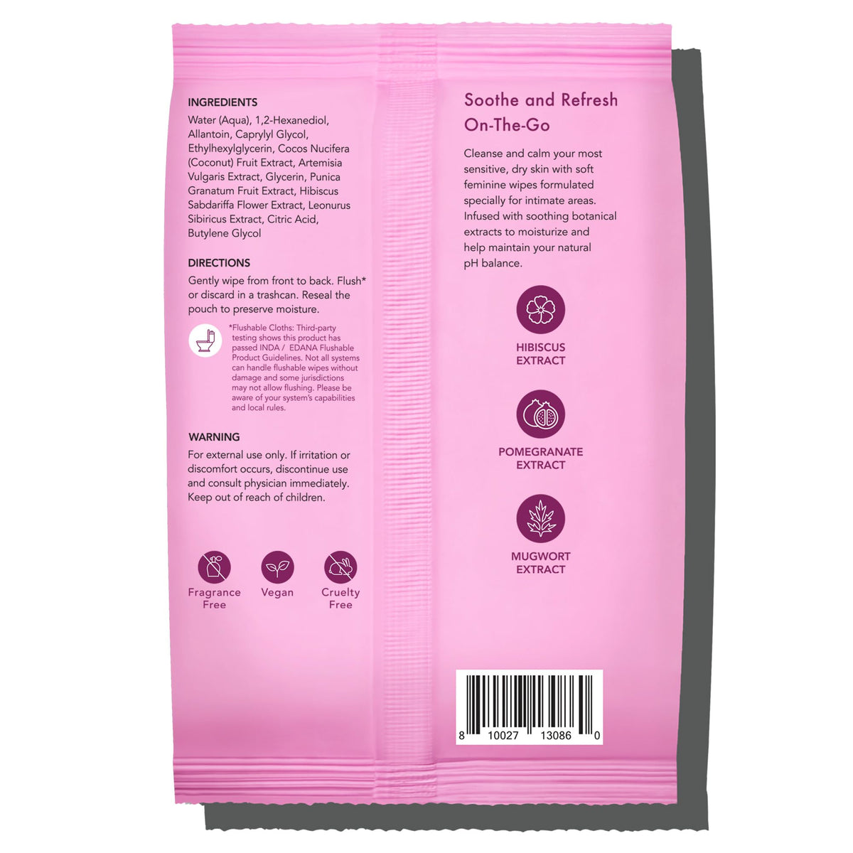 Rael Feminine Wipes, Soothing Wipes for Women - pH Balance, Clean Ingredients, All Skin Types