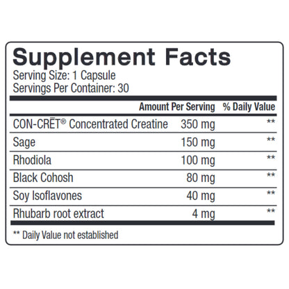 pH-D Feminine Health - Holistic Menopause Support - Oral Supplement with CON-CRET Concentrated Creatine