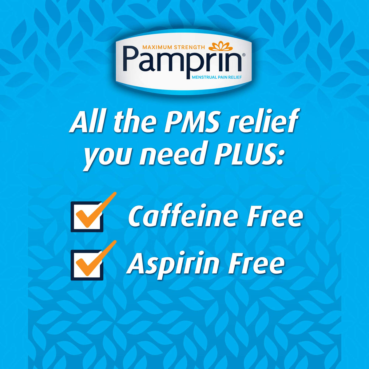 Pamprin Multi-Symptom Formula, with Acetaminophen, Menstrual Period Symptoms Relief Including Cramps