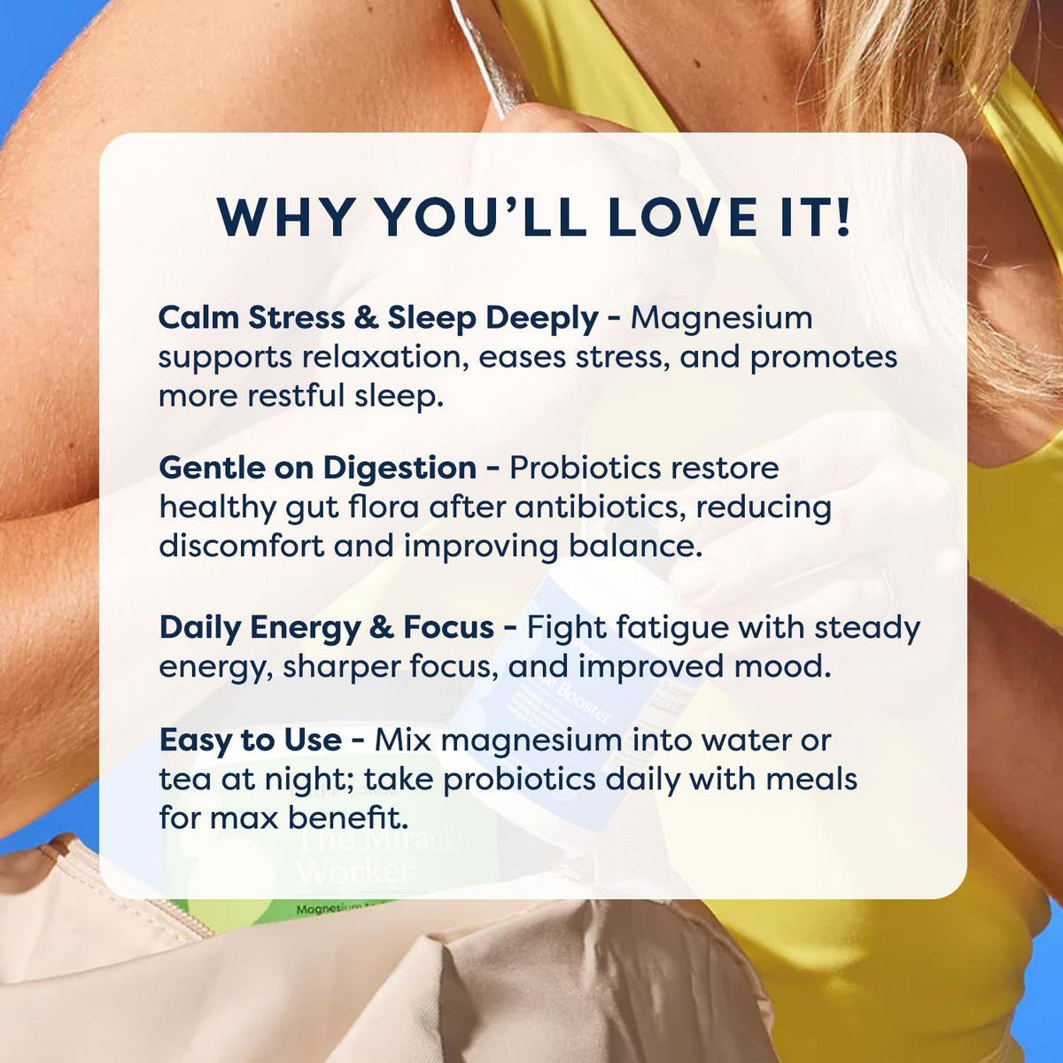 GutPersonal The Booster Targeted Probiotic for Gut Health: Support The Immune System with 5 Billion CFU Saccharomyces Boulardii, Capsules, 30 Servings