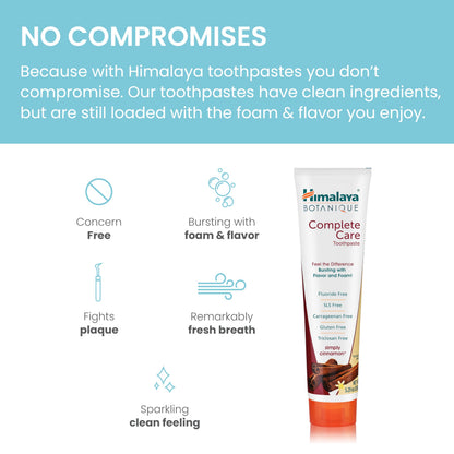 Himalaya Botanique Complete Care Toothpaste, Herbal Variety 4 Pack, 5.29 oz