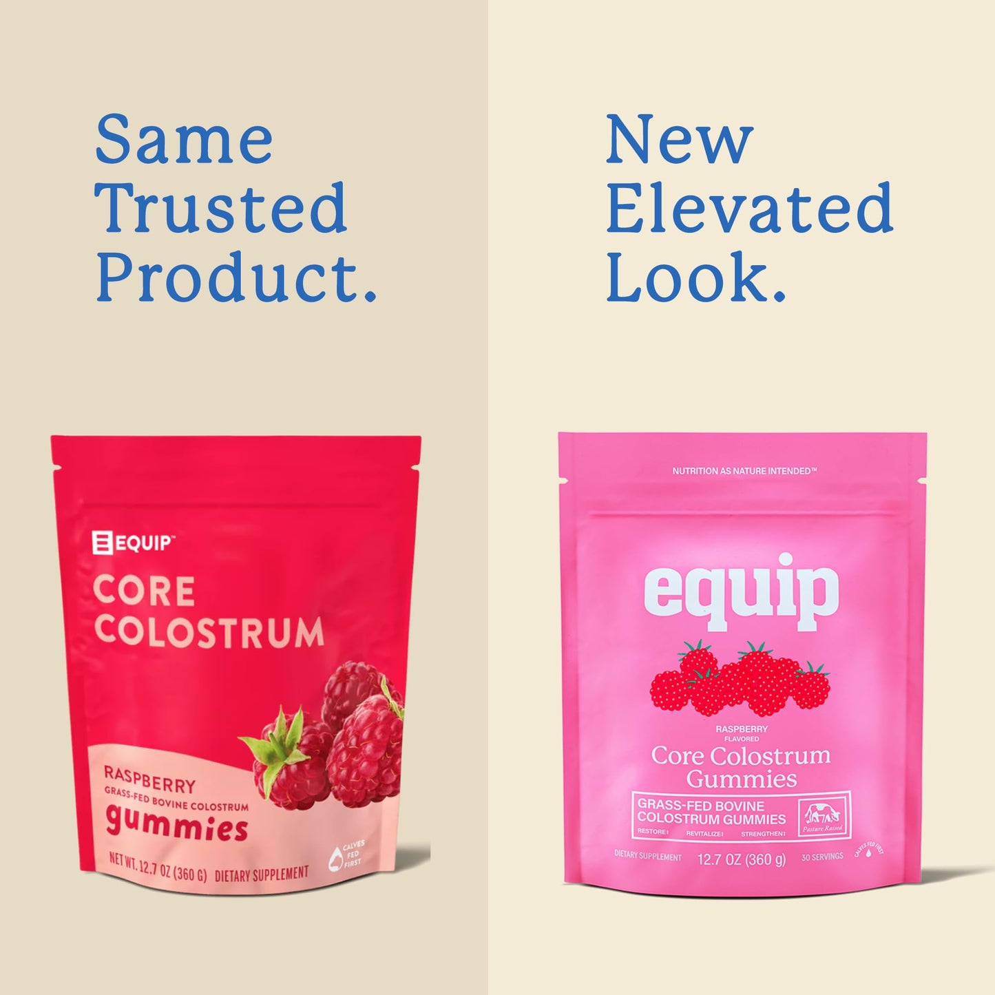 Equip Foods Core Bovine Colostrum Powder - 3,000mg Grass Fed Colostrum Supplement - Gut Health, Immunity, Recovery Lactoferrin Supplements - Keto Friendly Bovine Colostrum, 30 Servings, Unflavored