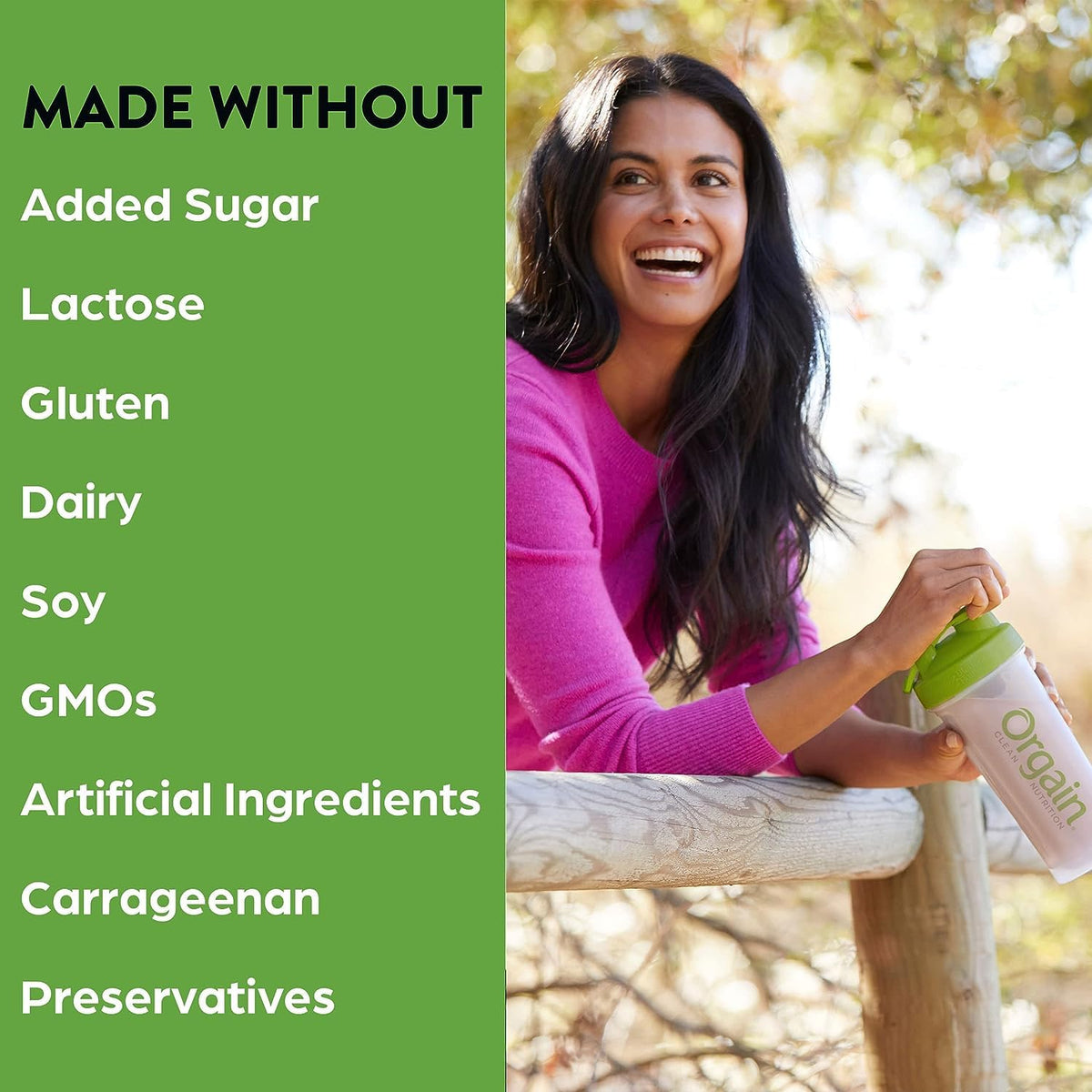 Orgain Organic Vegan Meal Replacement Protein Powder, Vanilla Bean - 20g Plant Based Protein