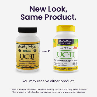 Healthy Origins UC-II Collagen 40 mg, 120 Veggie Caps
