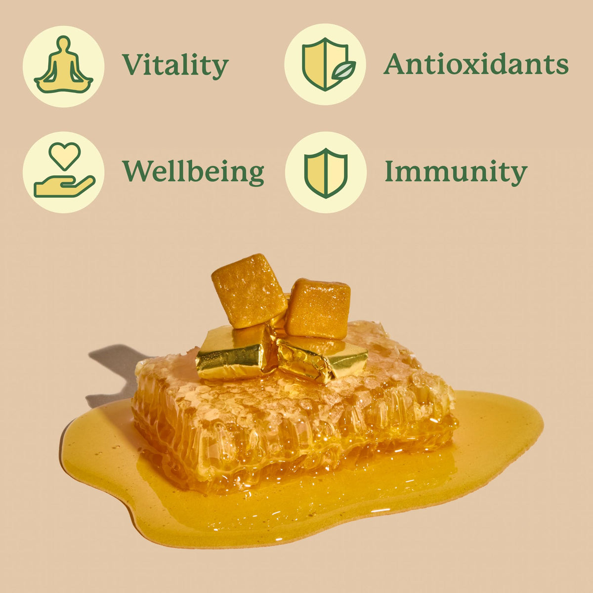 Plant People WonderBee Super Mushroom Manuka Honey Chews 30ct
