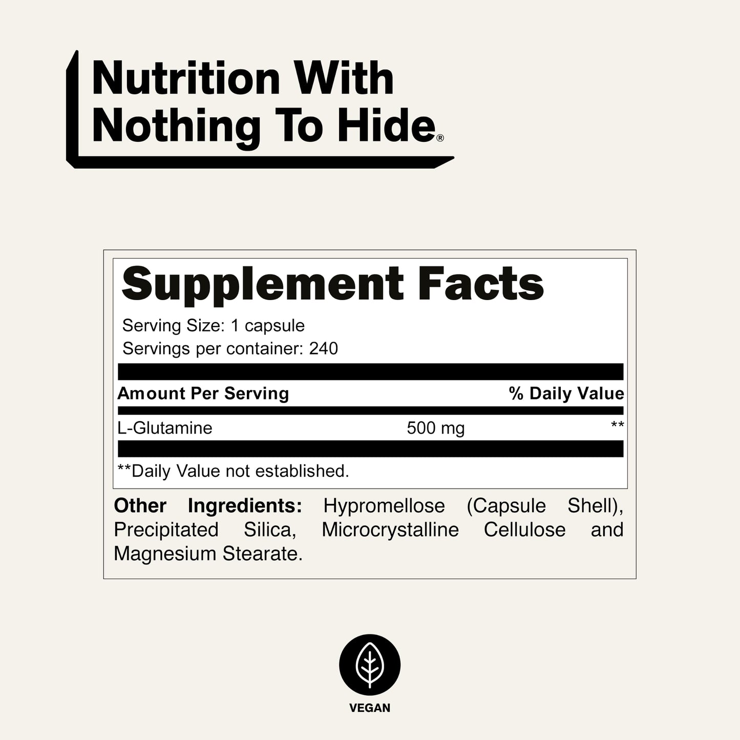 Pure L-Glutamine Made in the USA - 200 Servings - 1,000g, 2.2lb Bulk, Vegan, Non-GMO, Gluten and Soy Free. Minimize Muscle Breakdown & Improve Protein Synthesis. No Additives