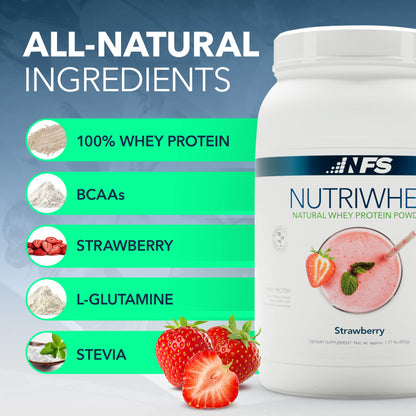 NF Sports Post Workout Nutri Whey Protein Powder, Dietary Supplement, Amino Energy